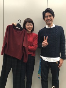 加藤泰平アナと田中萌アナ