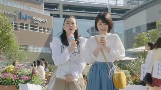 浜辺美波さんのららぽーとCM