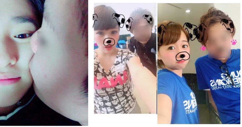 田口夏実のキス写真