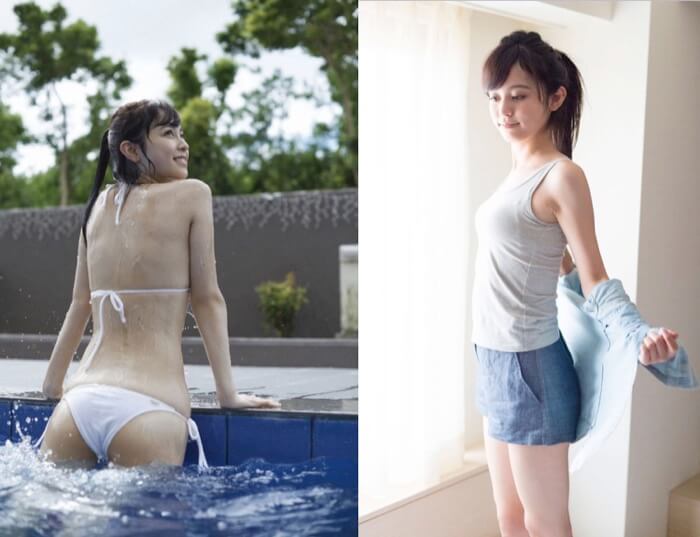 久慈暁子アナの水着写真