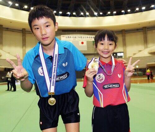 張本智和と妹の美和ちゃん